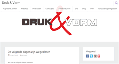 Desktop Screenshot of drukenvorm.nl